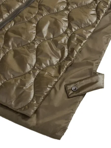 Matlasat vestă Woolrich verde