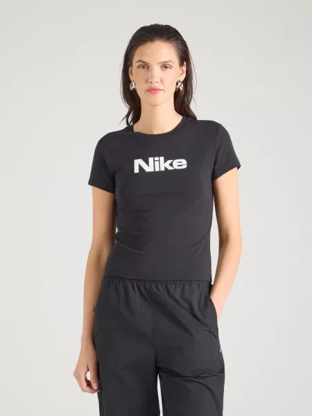 Nike Sportswear Tričko Chill Knit čierna biela