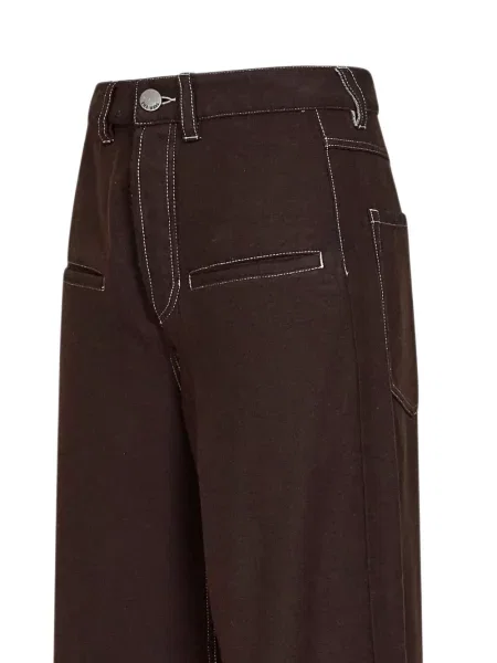 Pantaloni Uma Wang maro