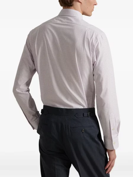 Șapcă Polo Ralph Lauren cu broderie din țesătură twill în carouri albastru