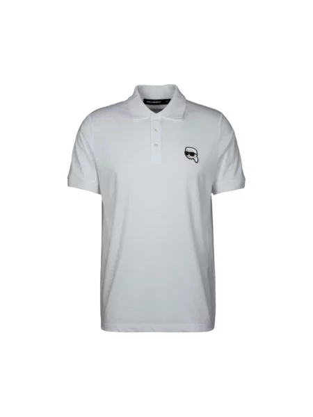 Koszulka polo Karl Lagerfeld biała