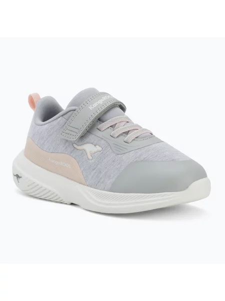 Încălțăminte pentru copii KangaROOS K-RDI Cushies EV vapor grey/frost pink gri