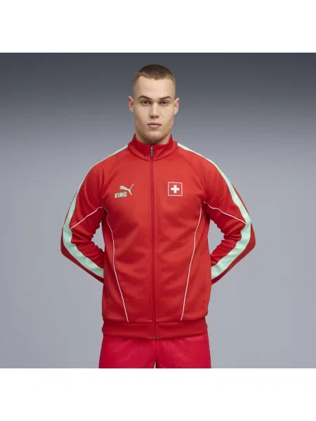 Kurtka Szwajcarii KING Anthem PUMA czerwona