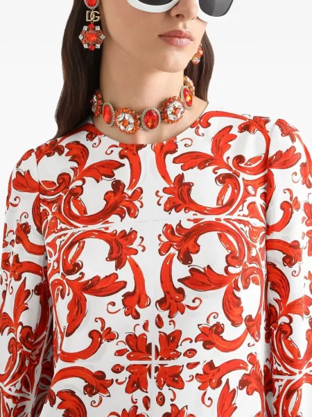 Rochie Dolce & Gabbana cu imagine alb