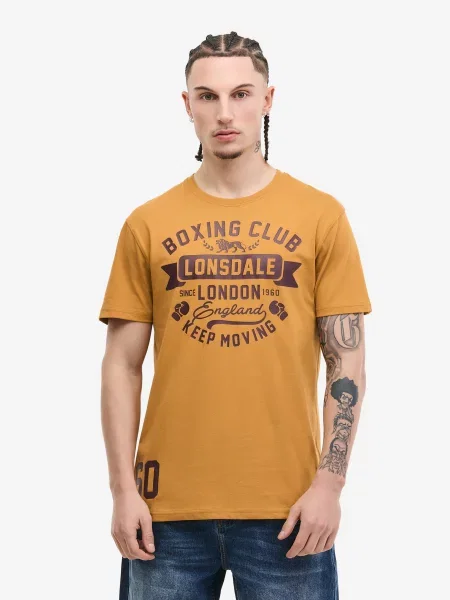 Футболка Lonsdale желтая