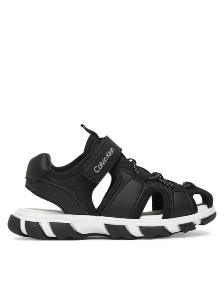 Calvin Klein Sandale Velcro Sandal negru
