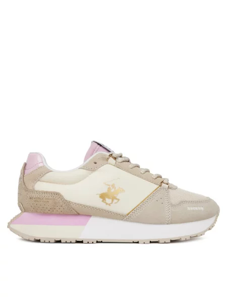 Beverly Hills Polo Club Sneakersy CRUZ MIX 2 Fioletowy beżowe