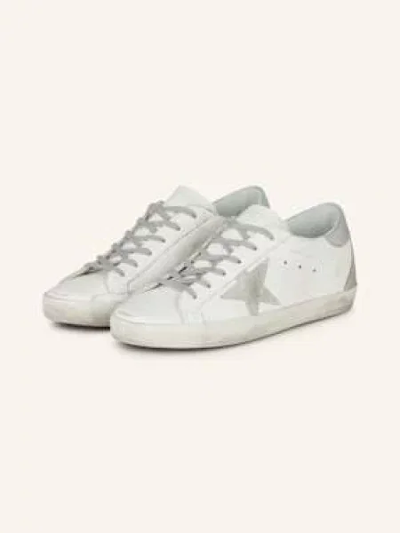 Golden Goose Sneakersy Super-Star Classic / stříbrná / šedá bílá