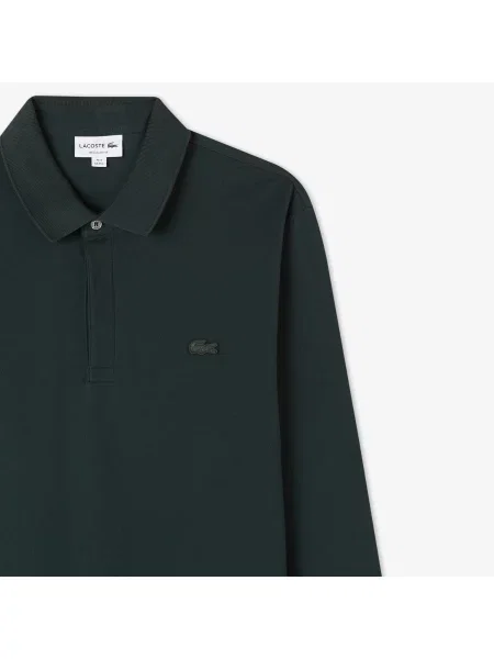 Поло Lacoste зеленое