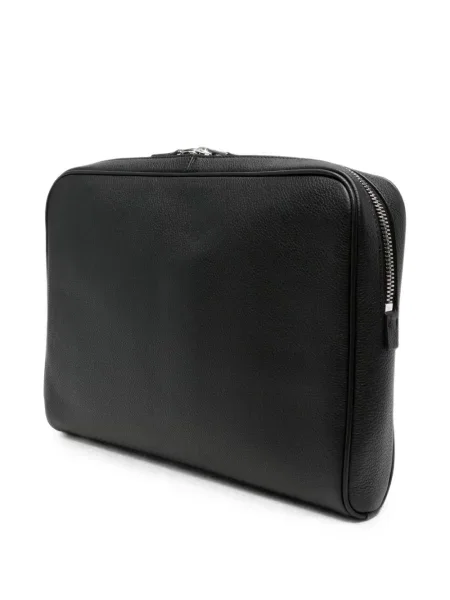 Geantă pentru laptop Tom Ford din piele negru
