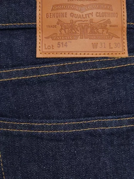 Retro lepršave traperice Levi's® lepršave s izlizanim efektom plava