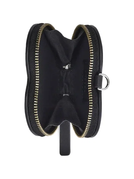 Кожена висулка Marc Jacobs със сърца черно