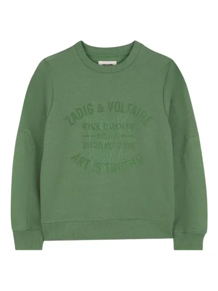 Dětska mikina Zadig & Voltaire zelená