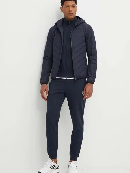 Emporio Armani Kurtka puchowa Granatowy czarna