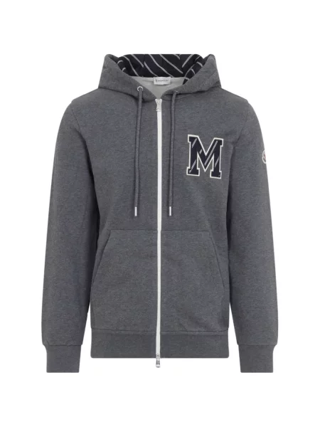 Hanorac cu glugă Moncler gri
