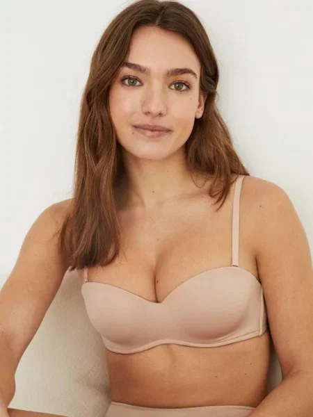 Сутиен women'secret ELEGANT с изчистен дизайн бежово