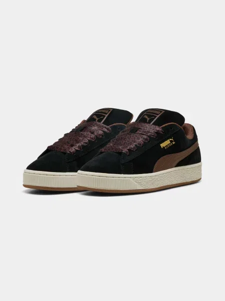 Замшевые кеды Puma черные