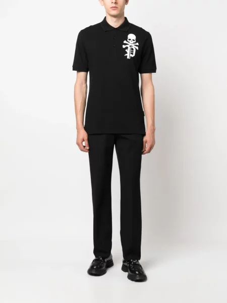 Polo marškinėliai Philipp Plein juoda