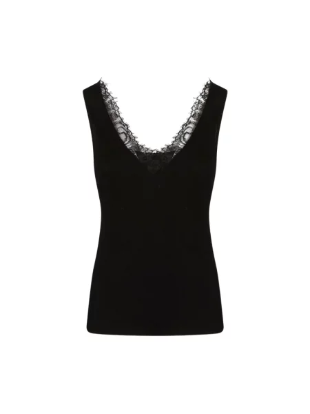 Top Pinko wełniany czarny