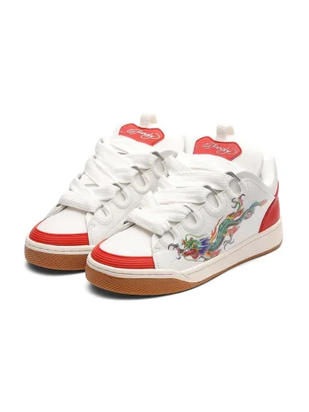 Sneakerși Ed Hardy alb