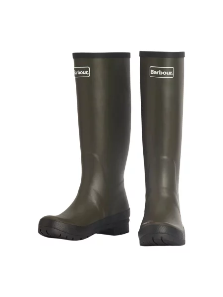 Botki Barbour zielone