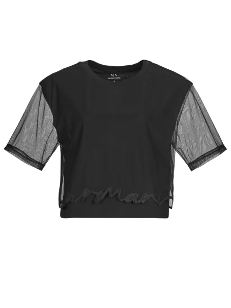 Blúzka Armani Exchange čierna