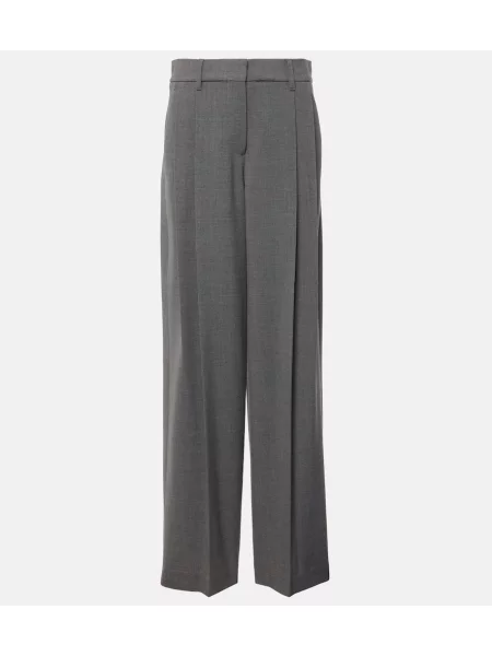 Pantaloni Brunello Cucinelli de lână gri