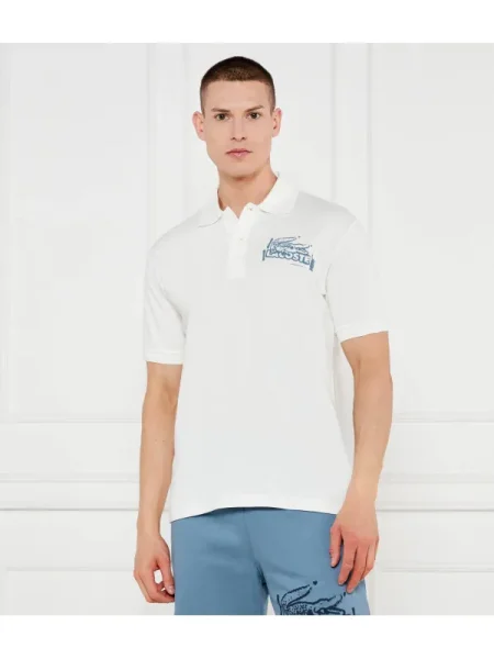 Lacoste Polo | alb