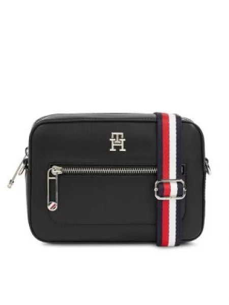 TOMMY HILFIGER Torba preko ramena ICONIC morsko plava / crvena / crna bijela