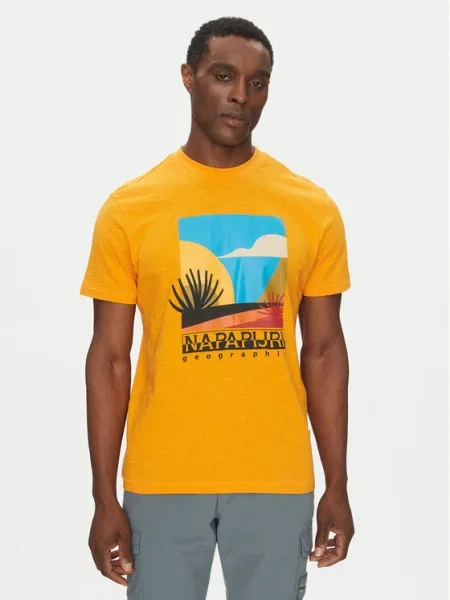 Napapijri Tricou S-Arbia portocaliu