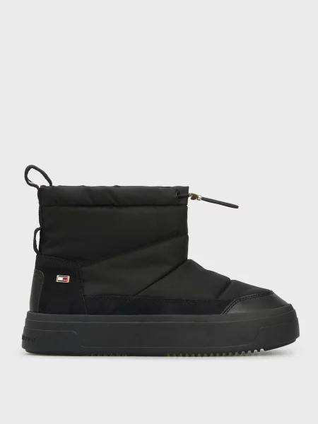 Мини дутики Tommy Hilfiger черные