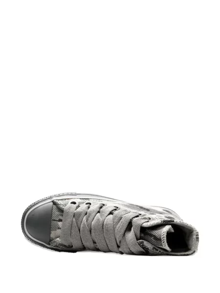 Sneakerși Converse Chuck Taylor All Star cu dungi cu franjuri din țesătură twill negru