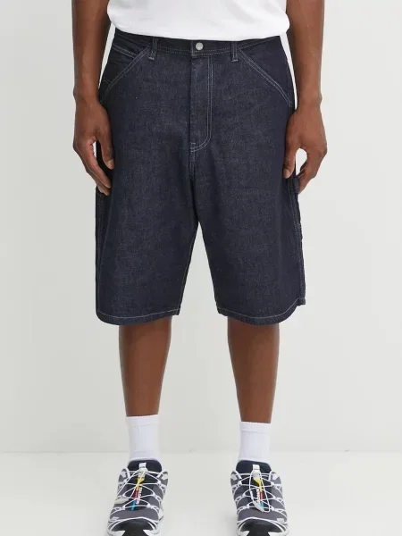 Neighborhood pantaloni scurți jeans denim painter short pants