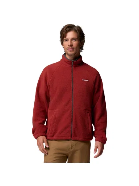 Fleece fleece melegítő felső Columbia piros
