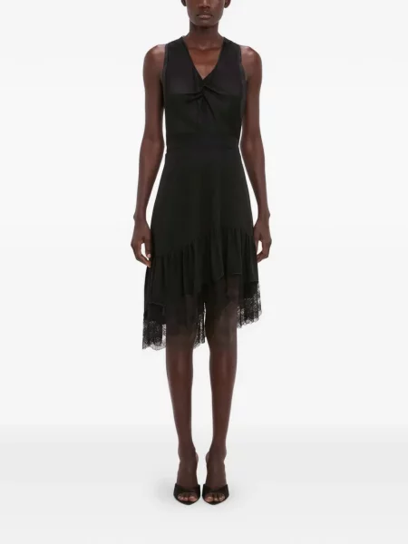 Rochie mini Victoria Beckham din dantelă negru