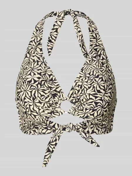 Góra od bikini z okrągłym detalem model Mahry' Barts czarne