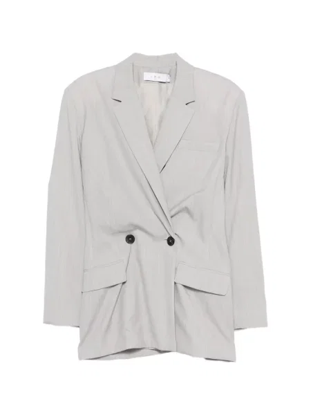 Geacă Iro cu două rânduri de nasturi gri