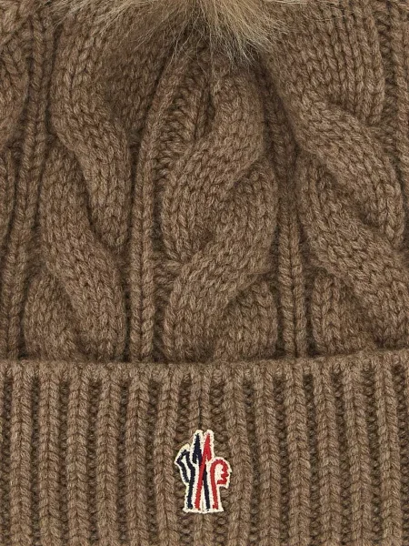 Căciulă Moncler Grenoble tricotate maro