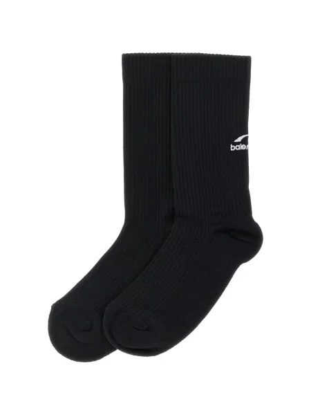 Șosete Balenciaga cu imagine negru