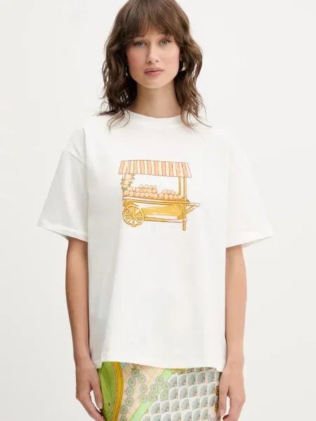 Тениска Never Fully Dressed Cart дамска бяло