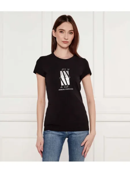 Armani Exchange Tricou negru