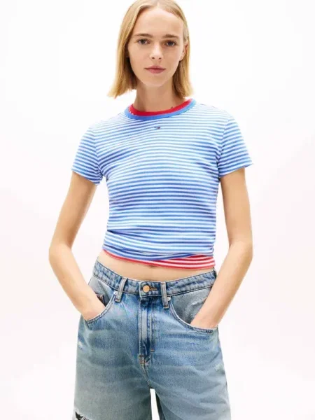 Tommy Jeans Tricou albastru