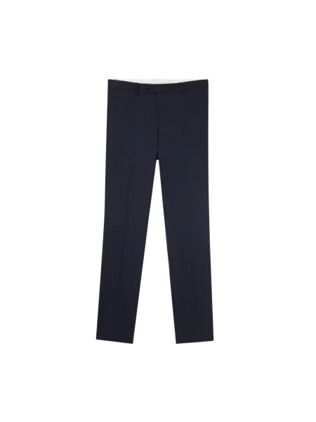 Spodnie Brooks Brothers wełniane niebieskie