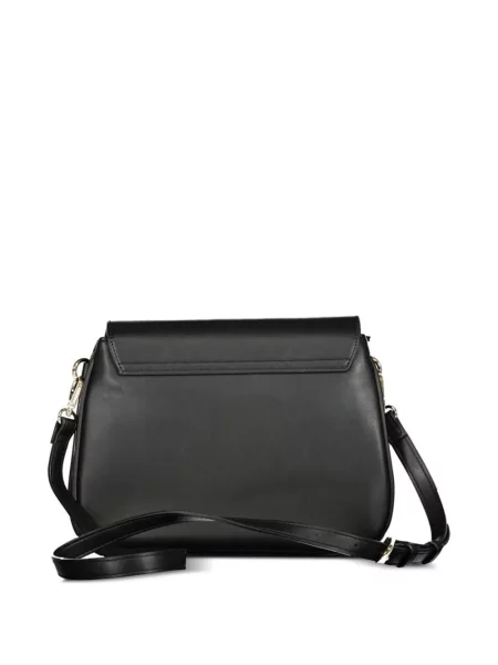 Crossbody táska Mario Valentino autogrammal fekete