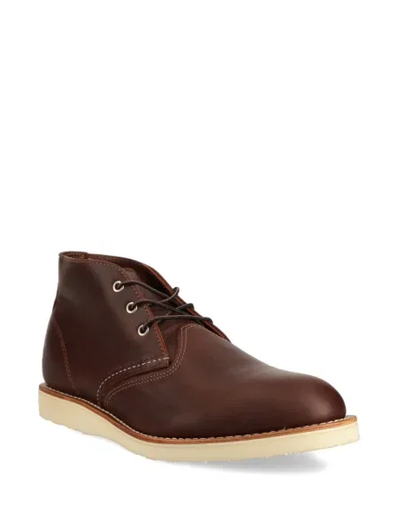 Botine Red Wing Shoes din piele roșu