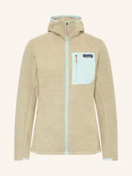 Patagonia Fleecová Mikina Air světle zelená