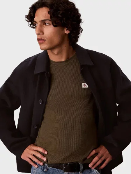 Свитер Calvin Klein Jeans оливковый
