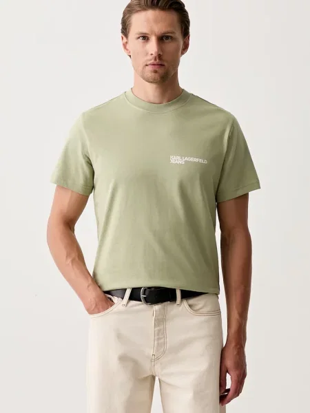 Karl Lagerfeld Jeans t-shirt ανδρικό πράσινο