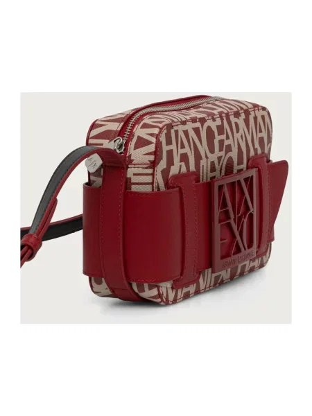 Armani Exchange torebka crossbody czerwona