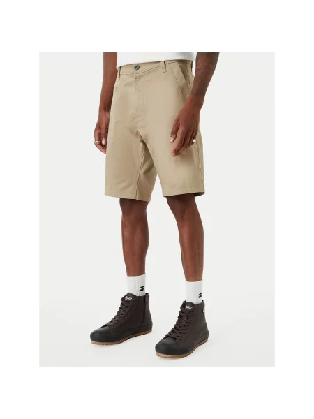 G-Star Raw Σορτς υφασμάτινο Bronson Regular Fit μπεζ